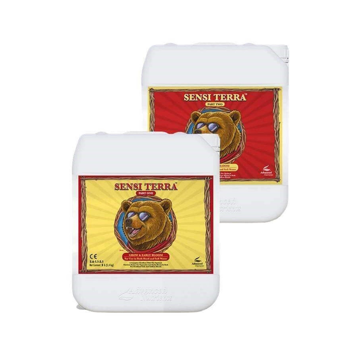 Advanced Nutrients Sensi Terra Part One Part Two Series 5 Litre Bitki Besini