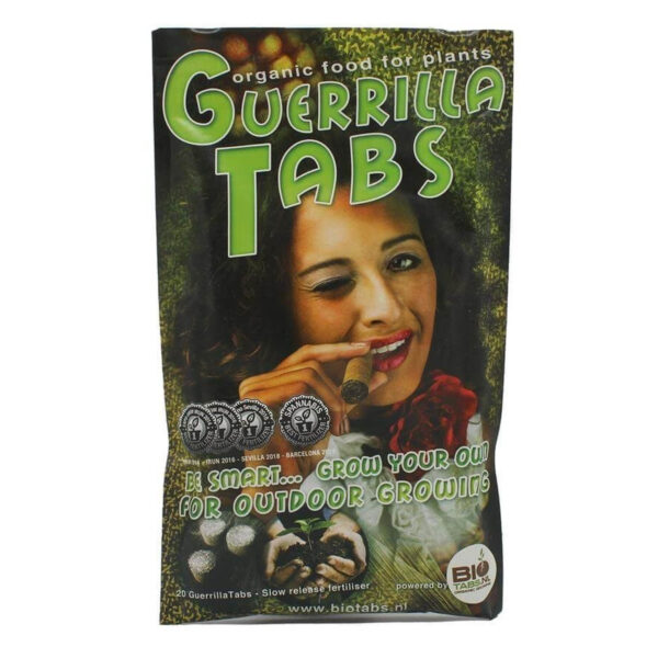 Biotabs Guerilla Tabs (20 Tablet) Yavaş Salınımlı Bitki Besini