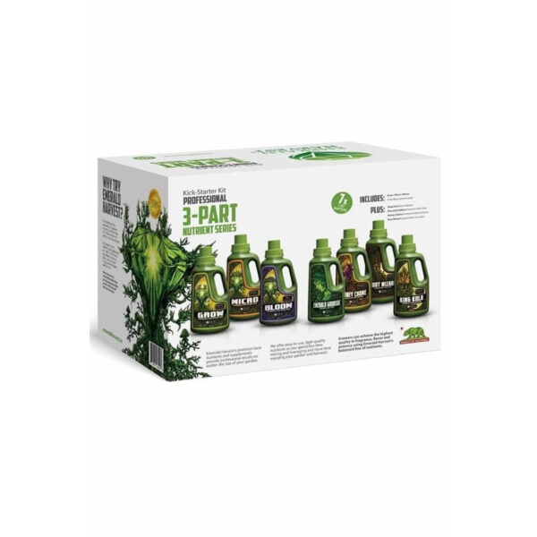 Emerald Harvest 3 Part Starter Kit 950 Ml Bitki Başlangıç Besin Seti