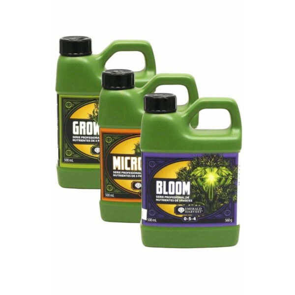Emerald Harvest Grow Micro Bloom 500 Ml Temel Bitki Besini