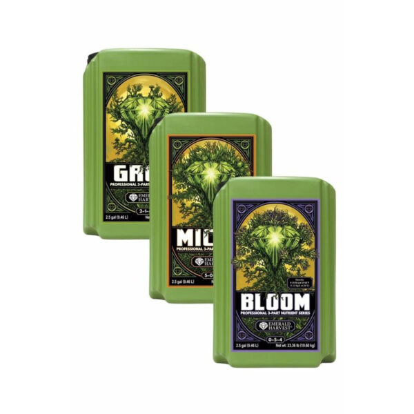 Emerald Harvest Grow Micro Bloom 9.46 Litre Temel Bitki Besini