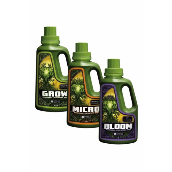 Emerald Harvest Grow Micro Bloom 950 Ml Temel Bitki Besini