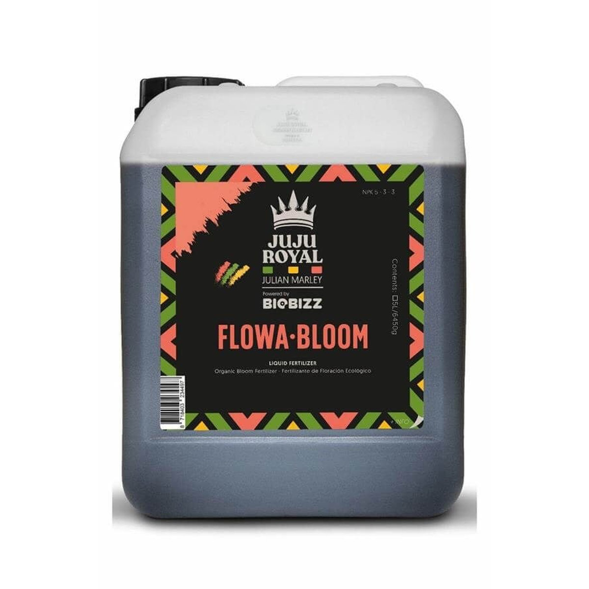 Biobizz Juju Royal Flowa-Bloom 5 Litre Bitki Besini