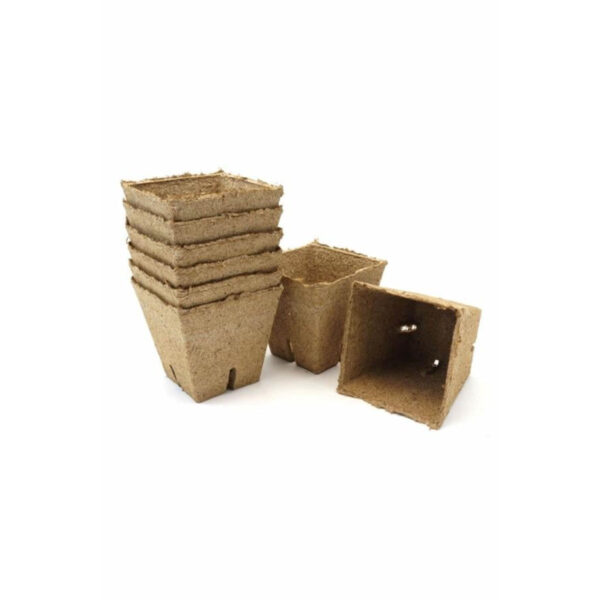 Jiffy Pot 8X8 Cm Biyo Çözünür Saksı