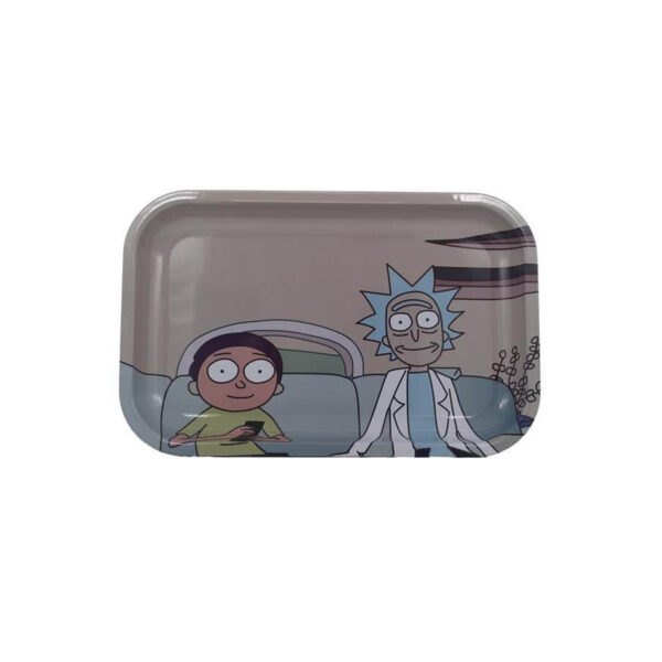 Büyük Metal Tepsi Rick&Morty