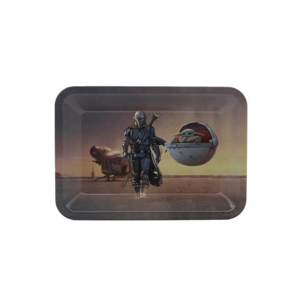 Küçük Metal Tepsi Space Warrior