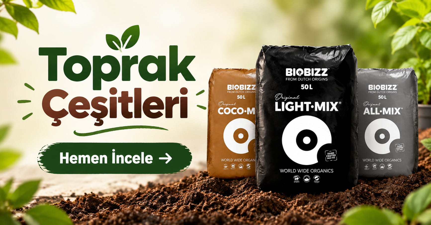 Organik Toprak Çeşitleri